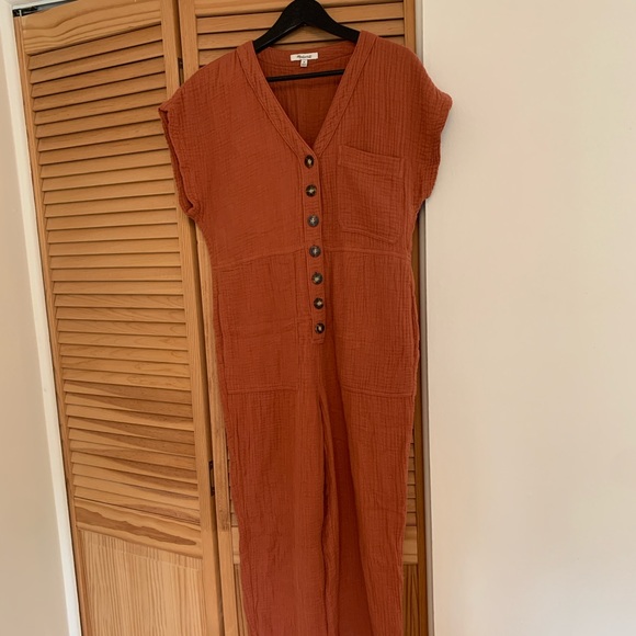 Madewell lightspun cap sleeve jumpsuit size XS - Picture 3 of 11